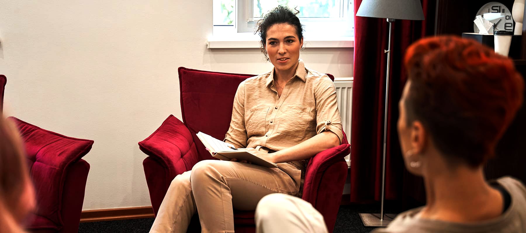 woman in therapy session at MD MATT