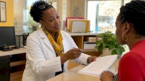 Healthcare provider reviewing buprenorphine DEA waiver documents